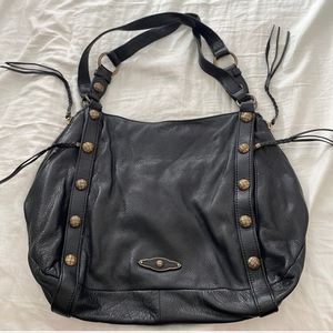 Elliott Lucca Black leather purse